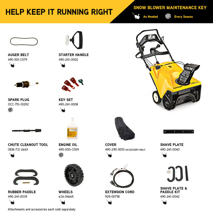Cub Cadet 1X™ 21" LHP Snow Blower (31PM2T6C710)
