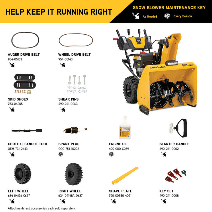 Cub Cadet 2X® 30" MAX™ Snow Blower (31AH8DVSB10) Cub Cadet 2X® 30" MAX™ Snow Blower (31AH8DVSB10)
