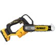 DEWALT 20V MAX* 8 in Brushless Cordless Pruning Chainsaw Kit With 3 Ah Battery