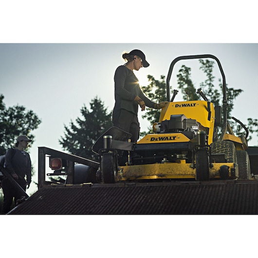 DEWALT HW48 48 in Kawasaki Gas Hydrostatic Commercial Hydro-Walk Mower (15 HP)