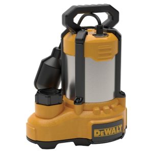 DEWALT 1/2 HP Stainless Steel/Cast Iron Submersible Sump Pump DEWALT 1/2 HP Stainless Steel/Cast Iron Submersible Sump Pump
