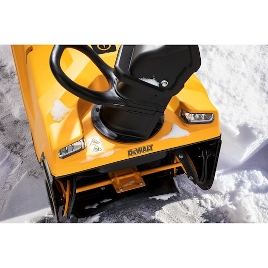 DEWALT 21 in. 208cc Single Stage Auger Propelled Snow Blower with Electronically Governed Engine