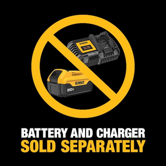 DEWALT 20V MAX* 10 in. Cordless Powered Sweeper (Tool Only)