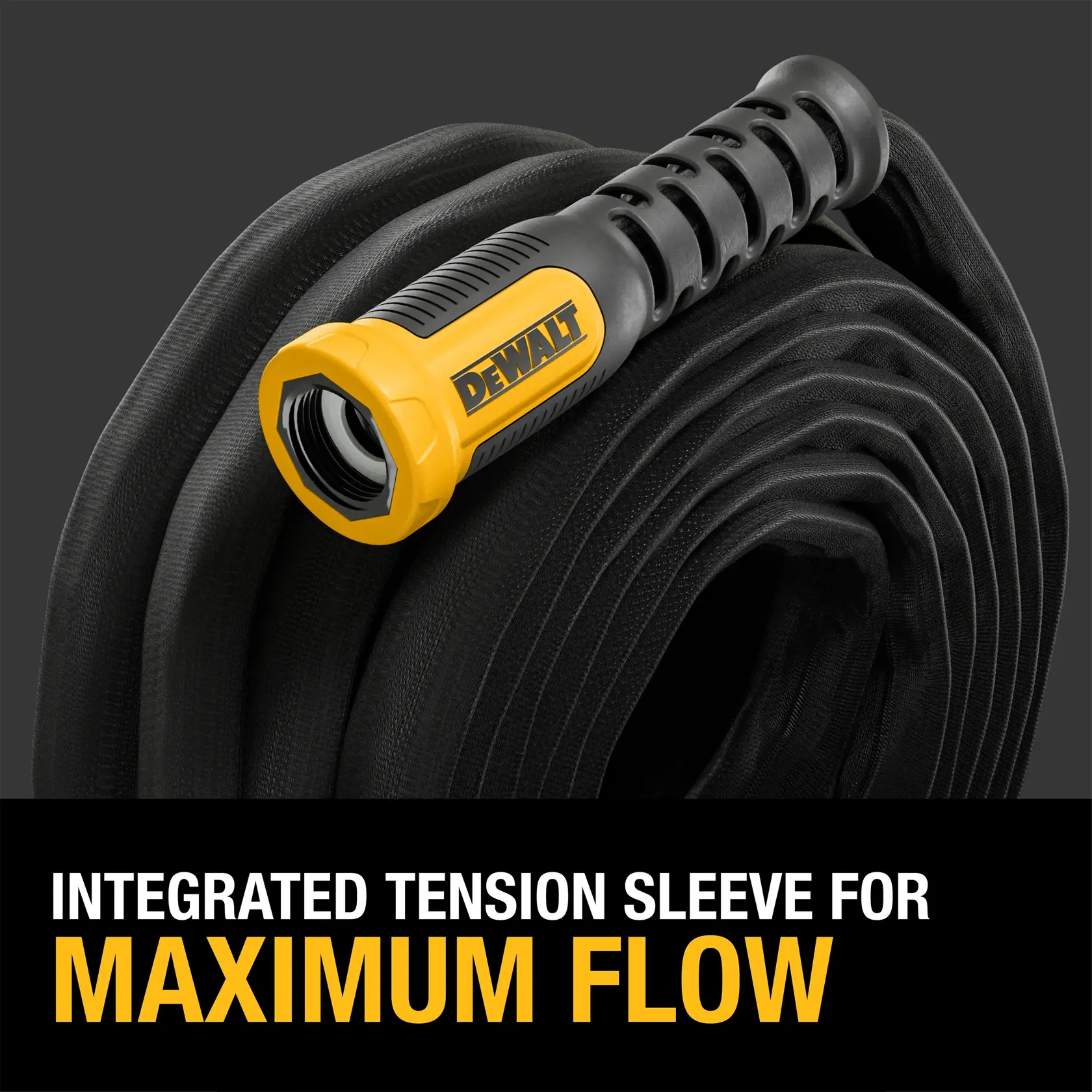 DEWALT® 50 ft. x 5/8-in. Heavy-Duty Professional Grade Fabric Garden Hose