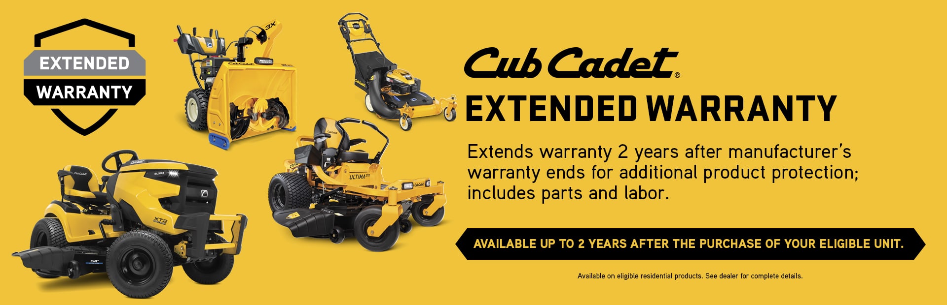 Cub cadet 2025 mower dealer